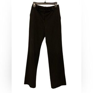 Women’s 4 St John Marie Gray Pinstripe Dress Pants